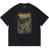 230 Gsm 100% Cotton Heavy Metal T-Shirt  Rock Band Popular Music Print Unisex Heavy Cotton T Shirt