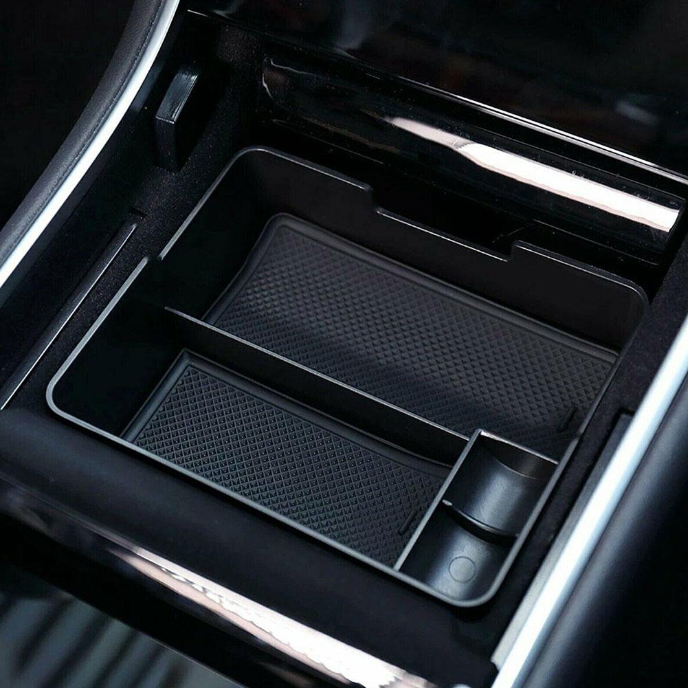 For Tesla 2017 2018 2019 2020 Car Central Armrest Box Stowing Tidying Glove Box Storage Box Non-Slip Car Accessories