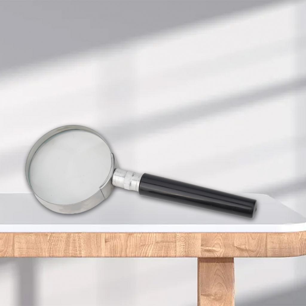 Lupa confiável com ampliação de 10X e diâmetro de lente de 50 mm