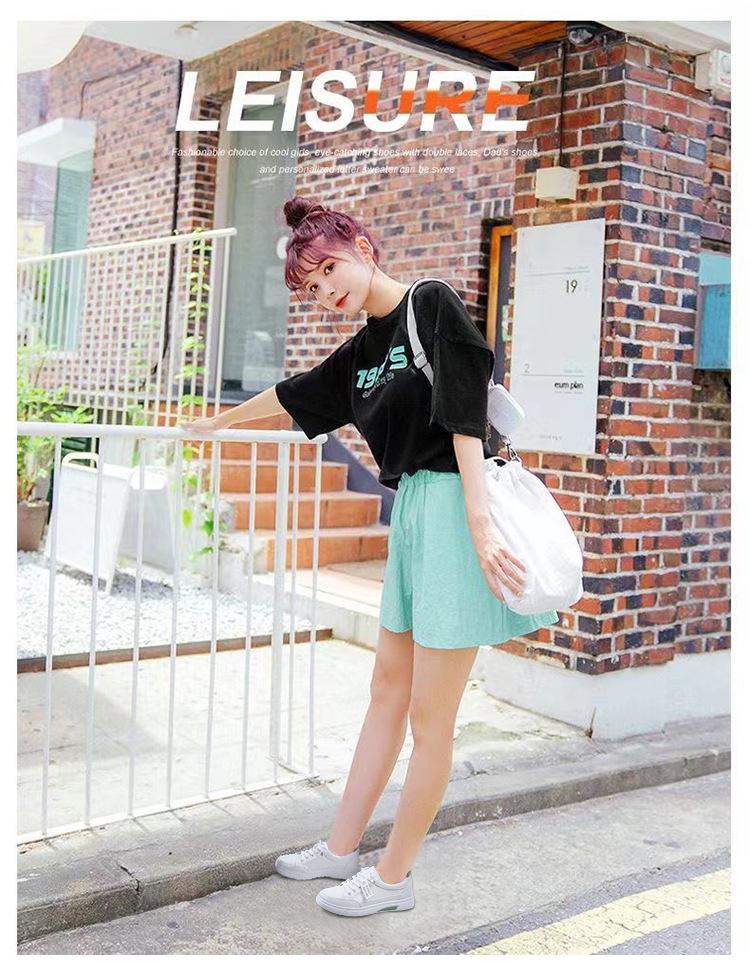 2025 Summer Women's Mesh Breathable Casual Sneakers - Korean Style, Non-slip, Fashionable Soft Sole, White.