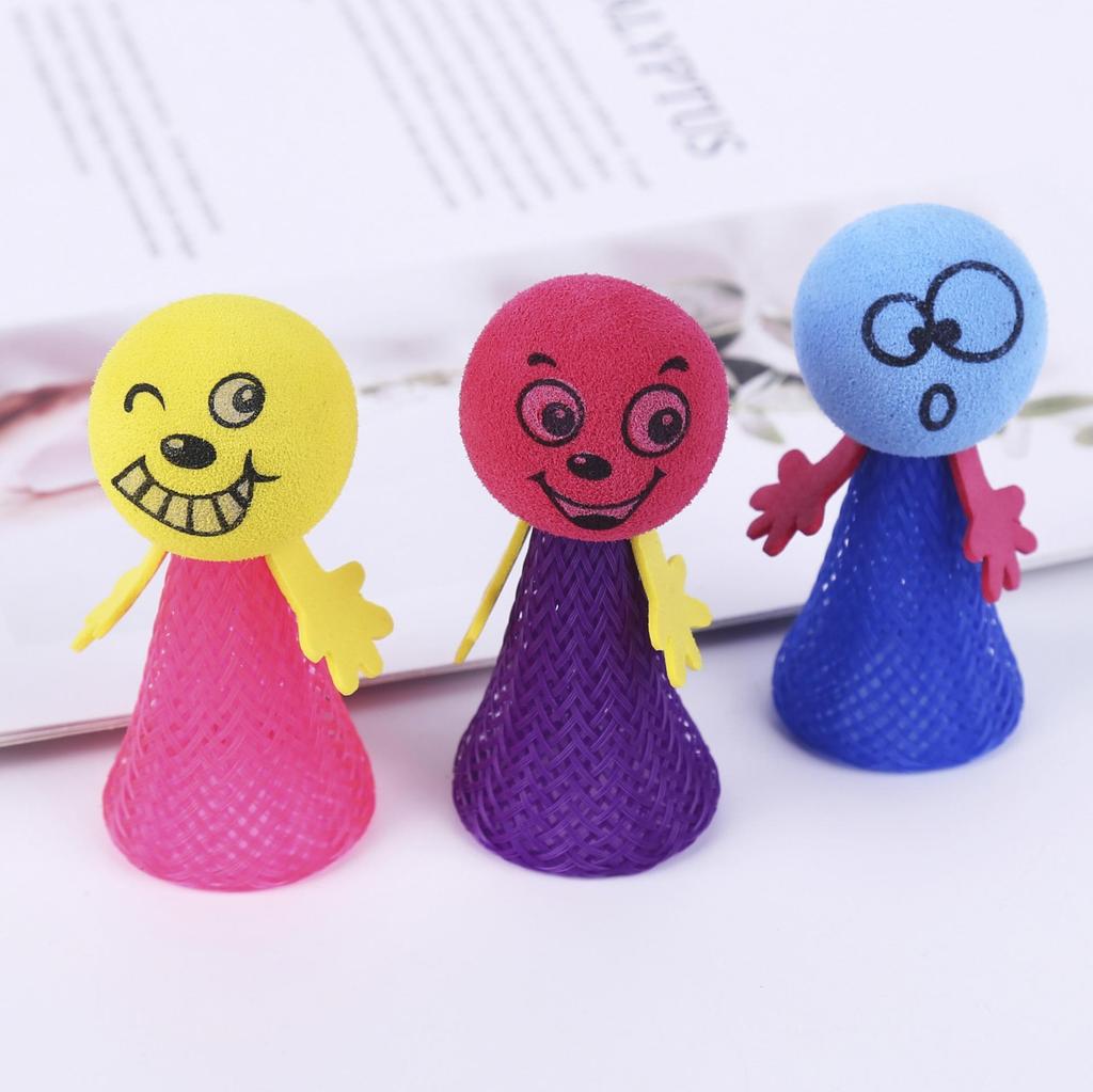 Kinder Hüpfender Elf Spielzeug - EVA Feder Hüpfpuppe Geschenk