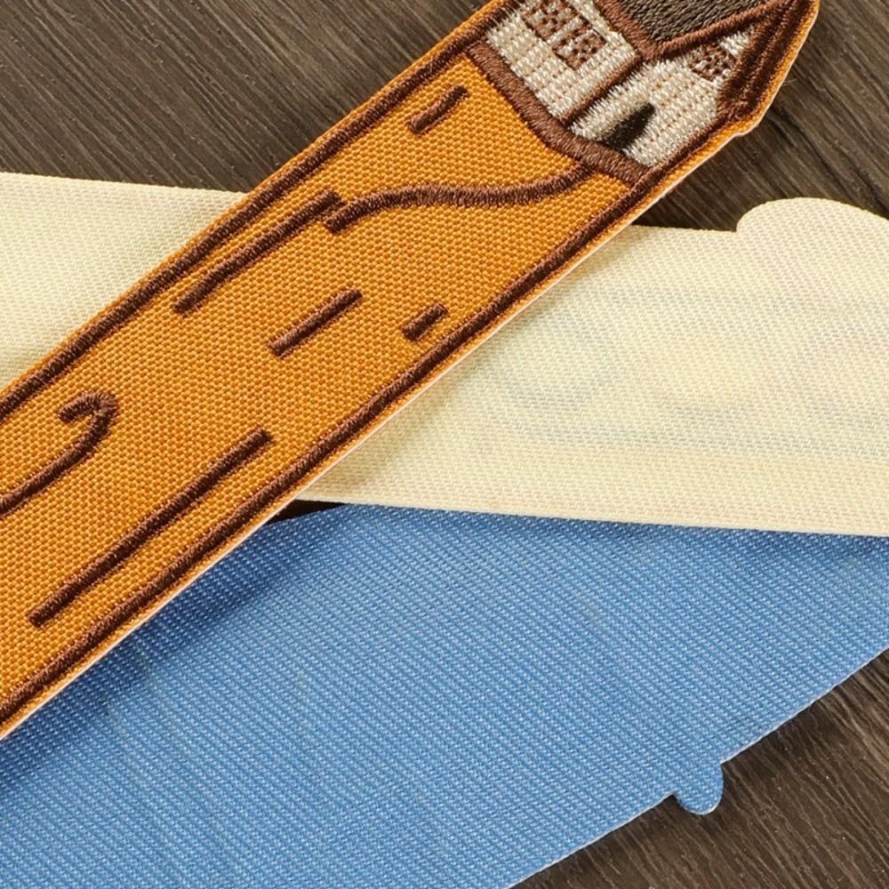 with Rope Embroidery Bookmarks Fabric DIY Decor Cloth Patches Cute Fabric Page Marker  Reading Gift