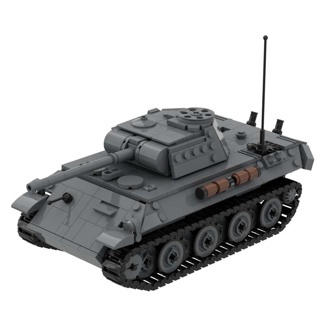WW2 German Panther A G Tank Jagdpanther Destroyer Military Building Block Toy Command Army Bricks Model Set