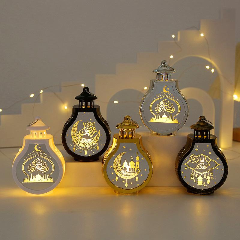 Ramadan Decoration Night Light Eid Muslim Night Lamp Home Decor Ramadan Karim Lantern Party Supplies Guest Gifts