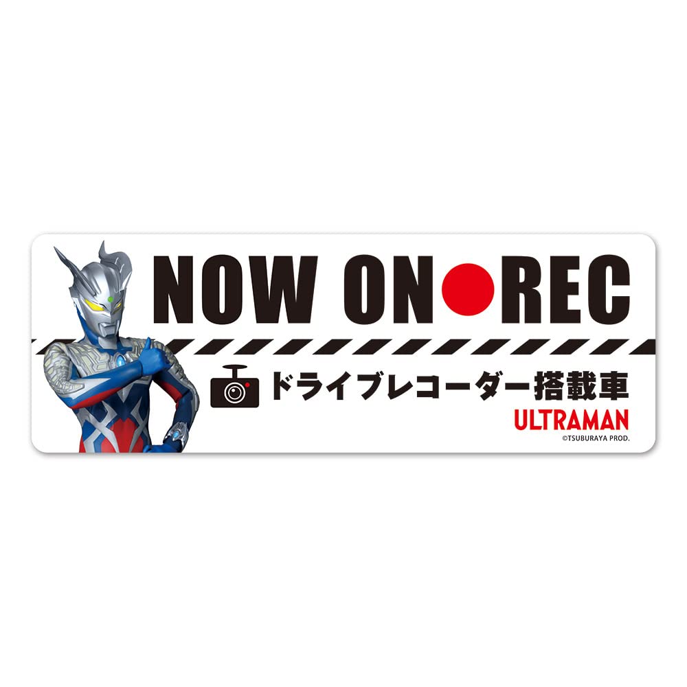 

Ultraman Zero [NOW ON REC] Reflective Magnet Sticker Car Magnet Sticker Reflective Slim Type One size