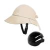 Cyclist Hat Type Helmet Cap with Sun Protection Ideal for Women's Everyday Cycle and Work Use