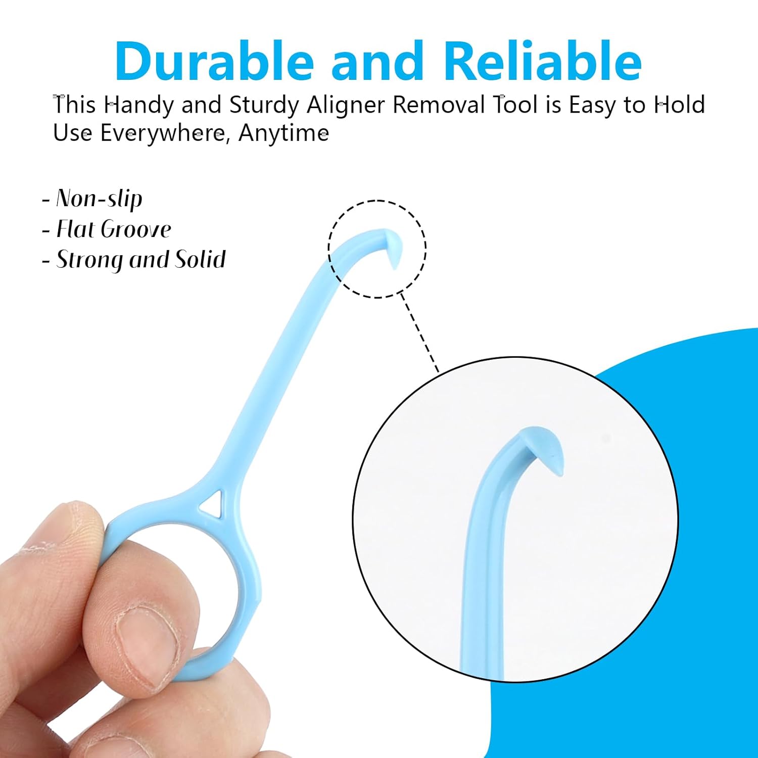 Aligner Removal Tool, 15PCS Retainer Remover Tool, Clear Aligner Removal Tool for Invisalign Removable Retainers, Denture Braces Retainer Removal