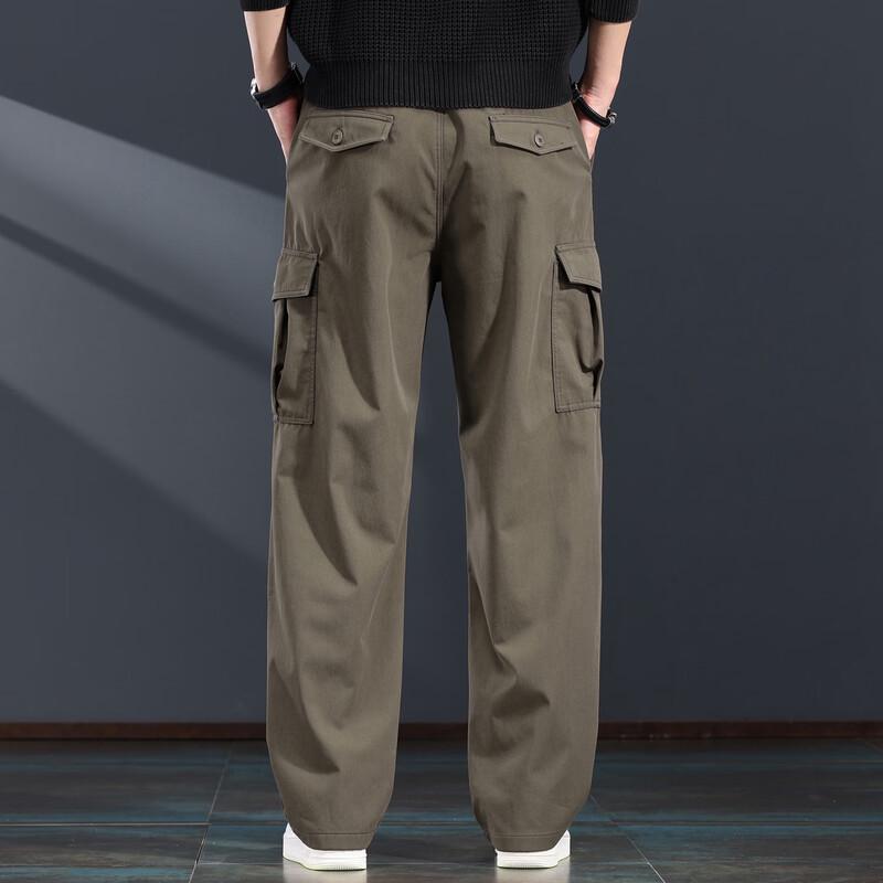 Men's Loose Straight Fit Workwear Cargo Pants