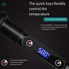 Adjustable Temperature Solder Iron Ergonomic Handle Design