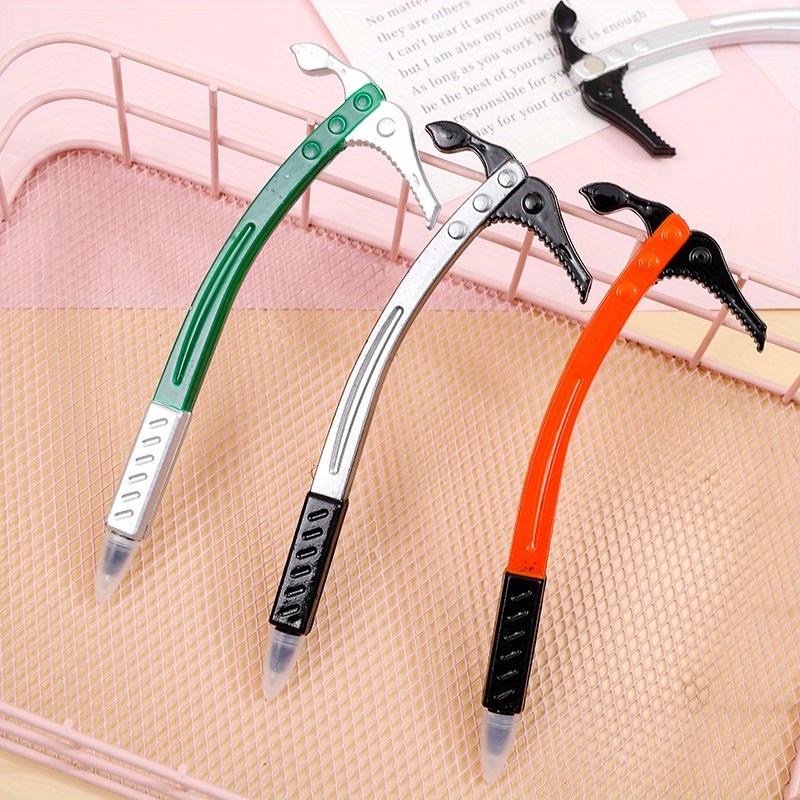 

10 шт. 0,7 мм креативный инструмент для скалолазания в форме медиатора шариковая ручка студенческий приз подарок шариковая ручка имитация медиатора для скалолазания награда Random colors 10pcs