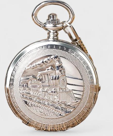 Roman Classic Fully Automatic Mechanical Pocket Watch Retro Uncovered Men'S And Women'S Mechanical Pocket Watch