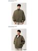 Men's Winter Retro Loose-Fit Bomber Jacket - Stand Collar, Padded, American Trendy Style