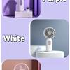 XIAOTREE Portable Fan USB Rechargeable 3-speed Handheld Fan for Men and Women Suitable for Office Outdoor Travel and Camping