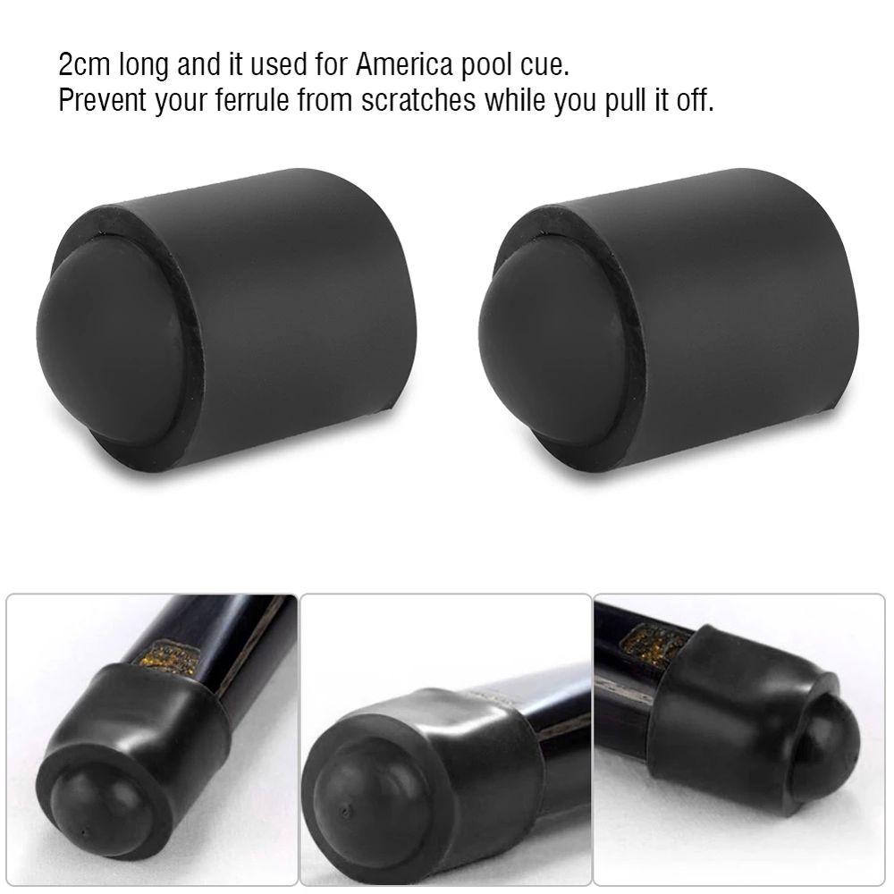Pool Cue Shockproof Snooker Protective Cover Cue Tip Cap Cue Tip Cover Billiards Cue Protector