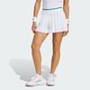 Adidas Originals Elastic Solid Color Logo Casual Skirt Women Skirts White JM4730