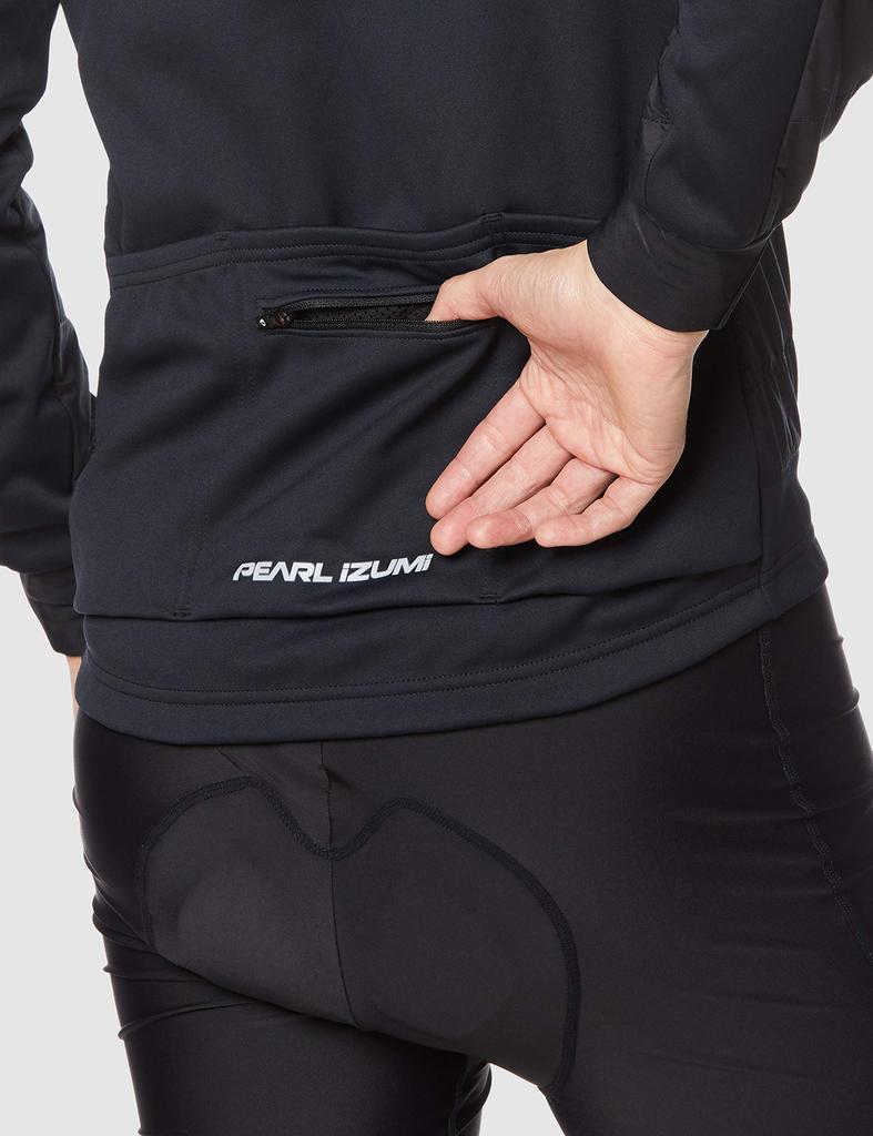 Pearl Izumi Quilted Cycling Jersey Size L 3700-BL Jacket, Men's, Black,