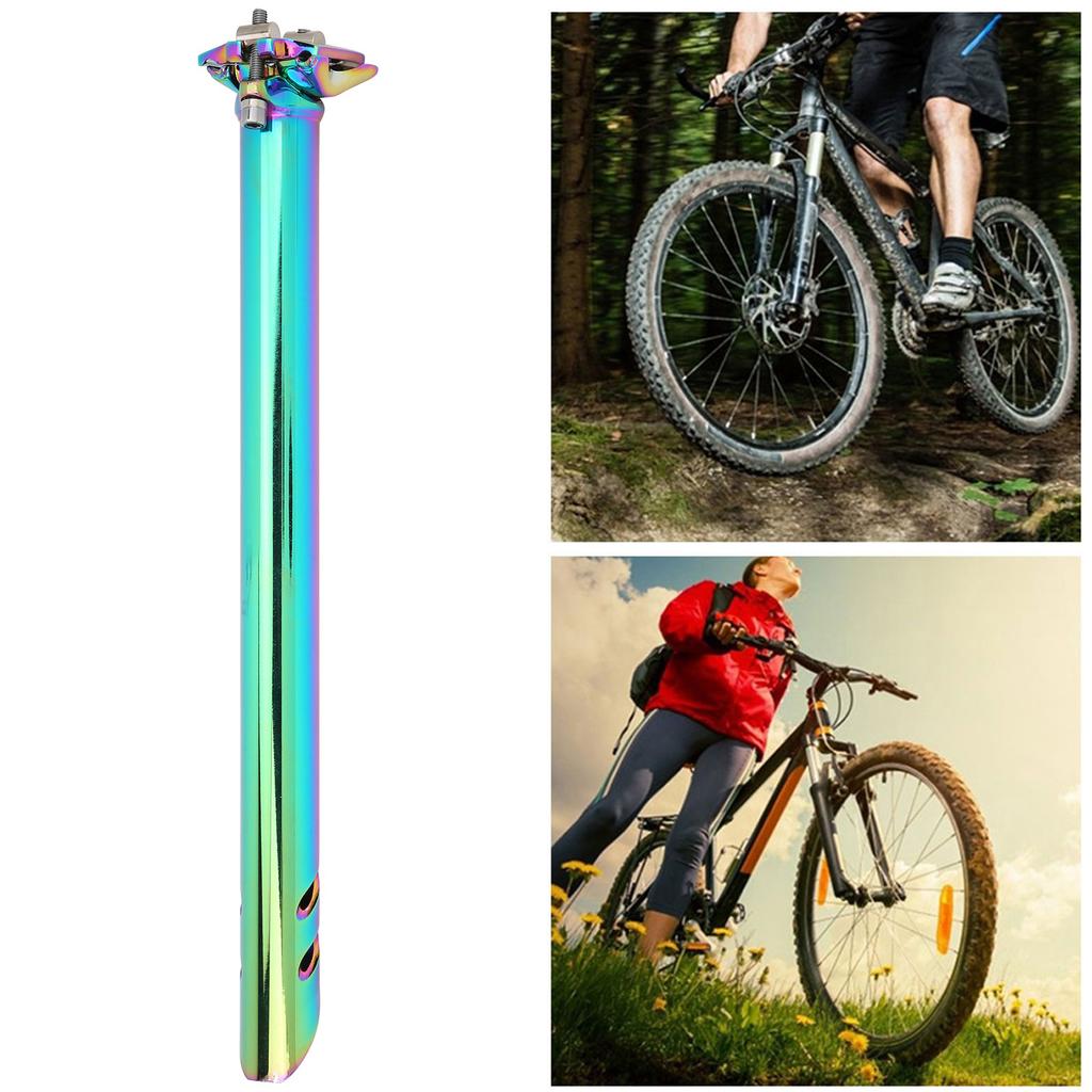 400MM CNC Aluminum Alloy Seatpost Mountain Bike Saddle Post Tube