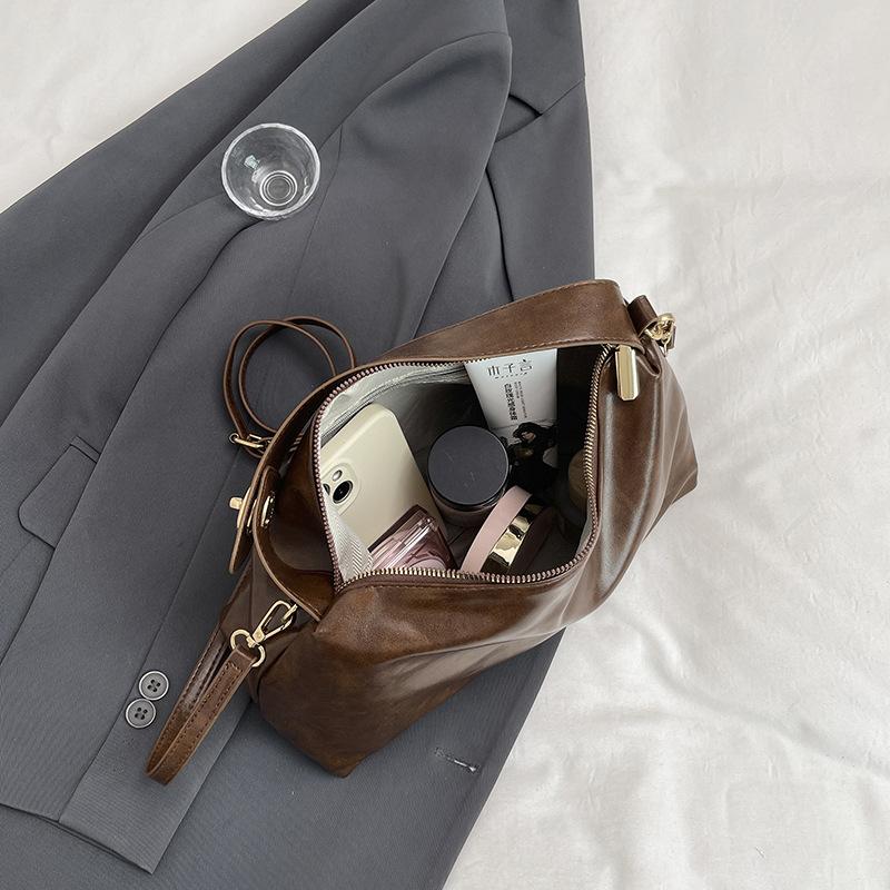 Trendy Design Crossbody Handbag Elegant Leather Classic Hobo Messenger Bag For Women Fashion Large Capacity Shoulder Totes