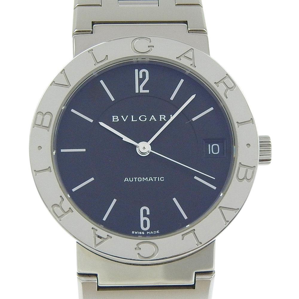 BVLGARI Bvlgari Bvlgari Watches BB33SSAUTO cal.220 blackDial Stainless Steel Mechanical Automatic Analog display mens Used