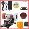 7-Speed Low Noise 15° Cutter Multifunctional Mini Belt Sander Adjustable Electric Belt Grinder Sharpener Sander Tool