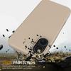 Protective Case for iPhone 16 - BOOLING - Flexible - Beige - Includes 2 Tempered Glass Protectors