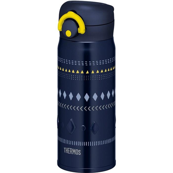 Thermos Tumbler Vacuum Insulated Travel Mug 400ml Navy Yellow JNR-401 NV-Y 400 ml