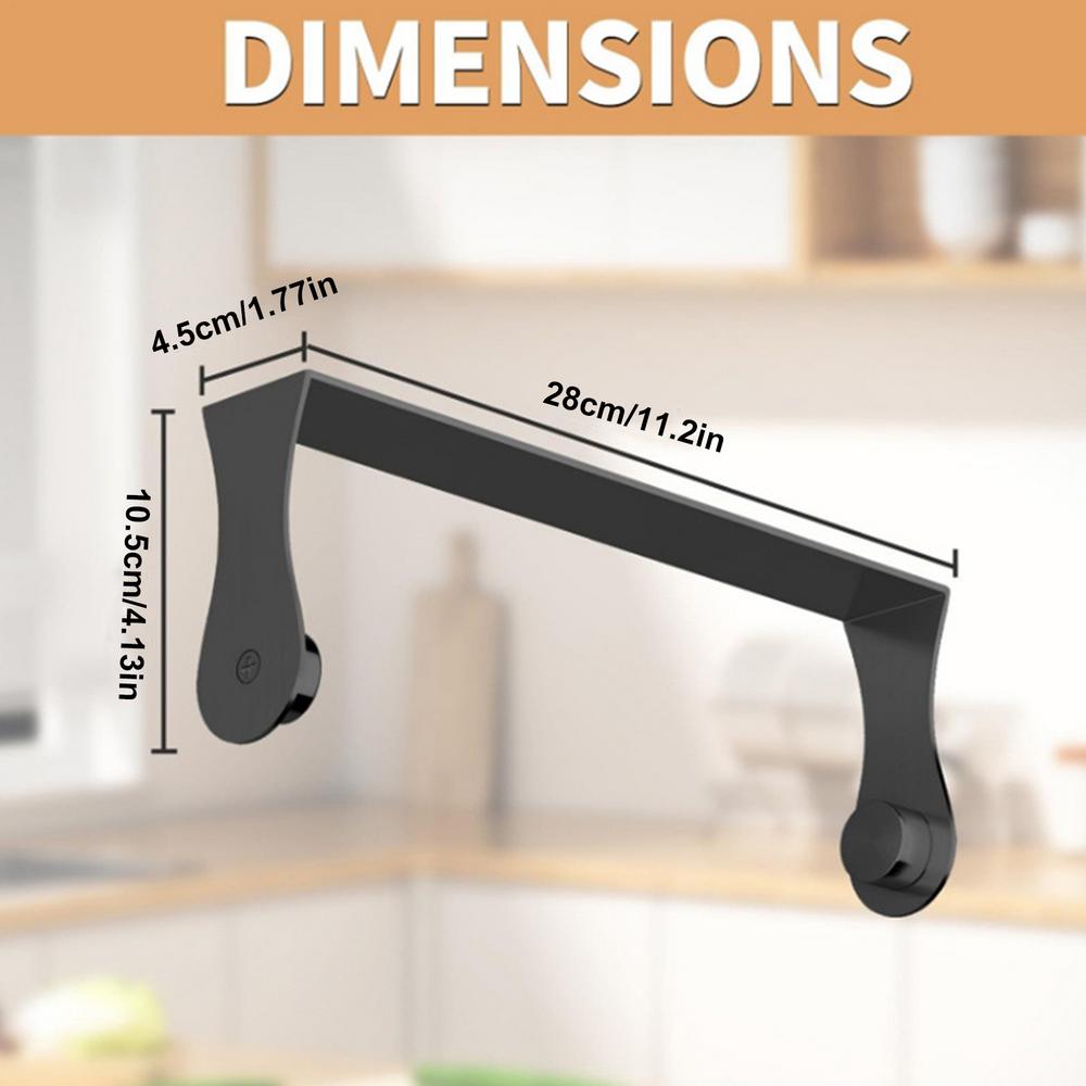 Kitchen Paper Towel Holder Self Adhesive Organizer Towel Tissue Napkin Holder Bar For Kitchen Bathroom Pantry Laundry Room