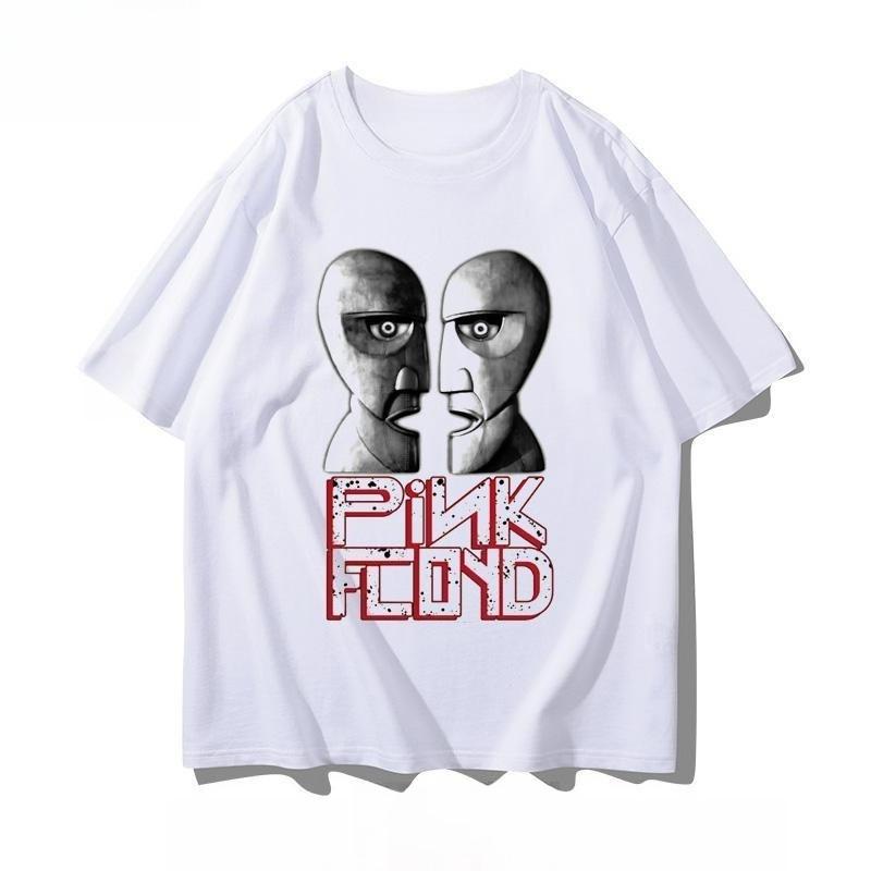

Pink Floyd - Британський рок-гурт Pink Floyd Літня чоловіча та жіноча універсальна повсякденна футболка з чистої бавовни з коротким рукавом M