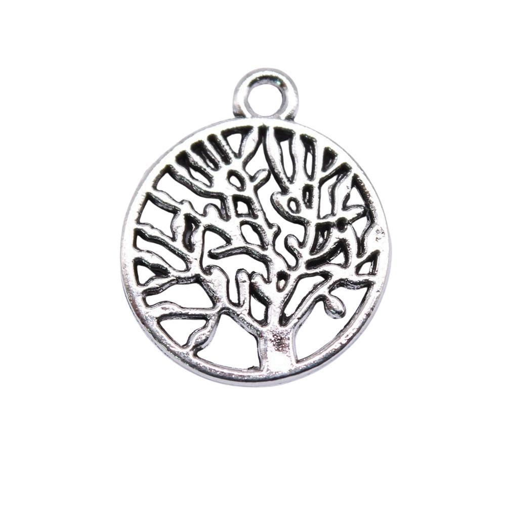Tree Of Life Charms Antique Round Pendants For Spiritual DIY Jewelry