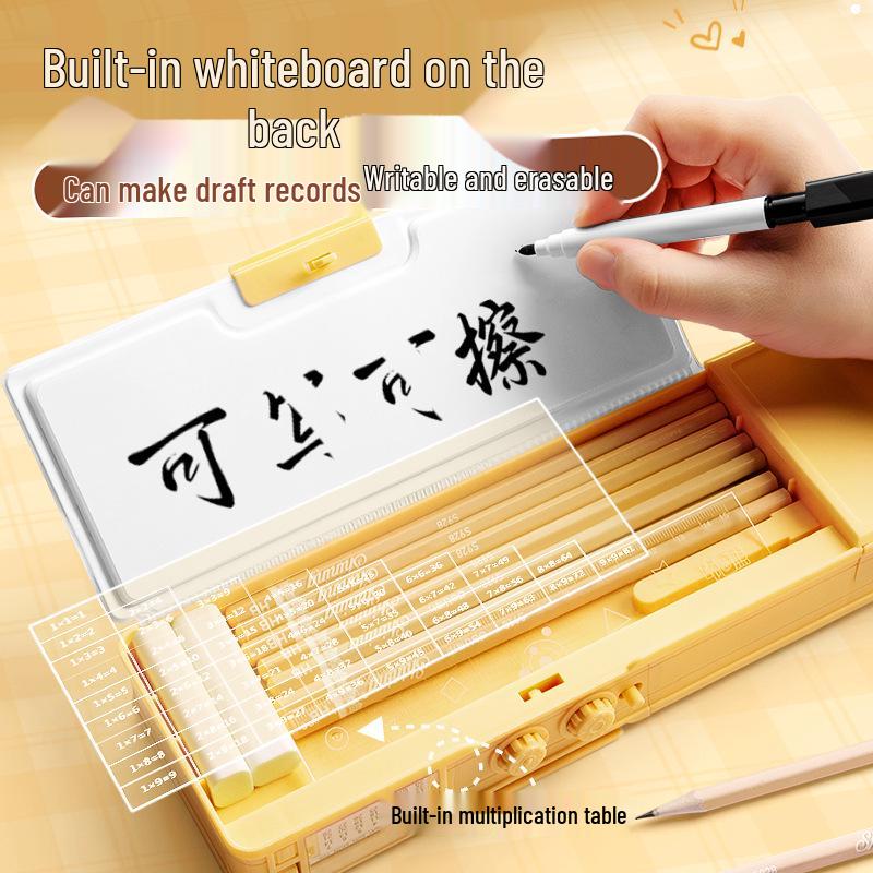 Kaba Bär Zahlenschloss Stiftbox mit großer Kapazität - 2025 Sonderedition für Schüler