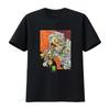 Pushead Vintage The Wave T Shirt vintage Washed Soft Versatile homme Stretched Unisex fashion Top For Everyday Wear streetwear