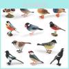 Animal Model Pvc Lifelike Mockingbird Table Ornament For Childrens Room Decor