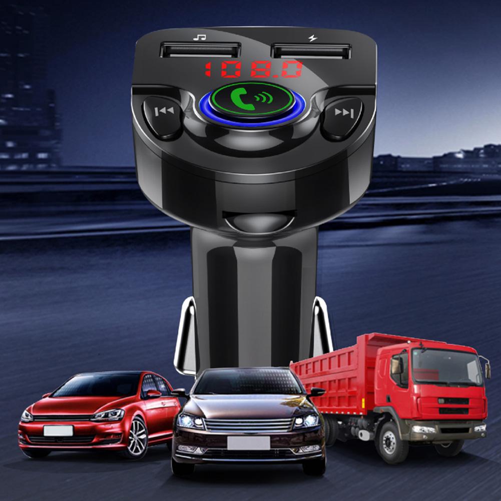 G32 12 24V Bluetooth FM Handsfree Memory Card MP3 Player A2DP Car AccessoryBlack