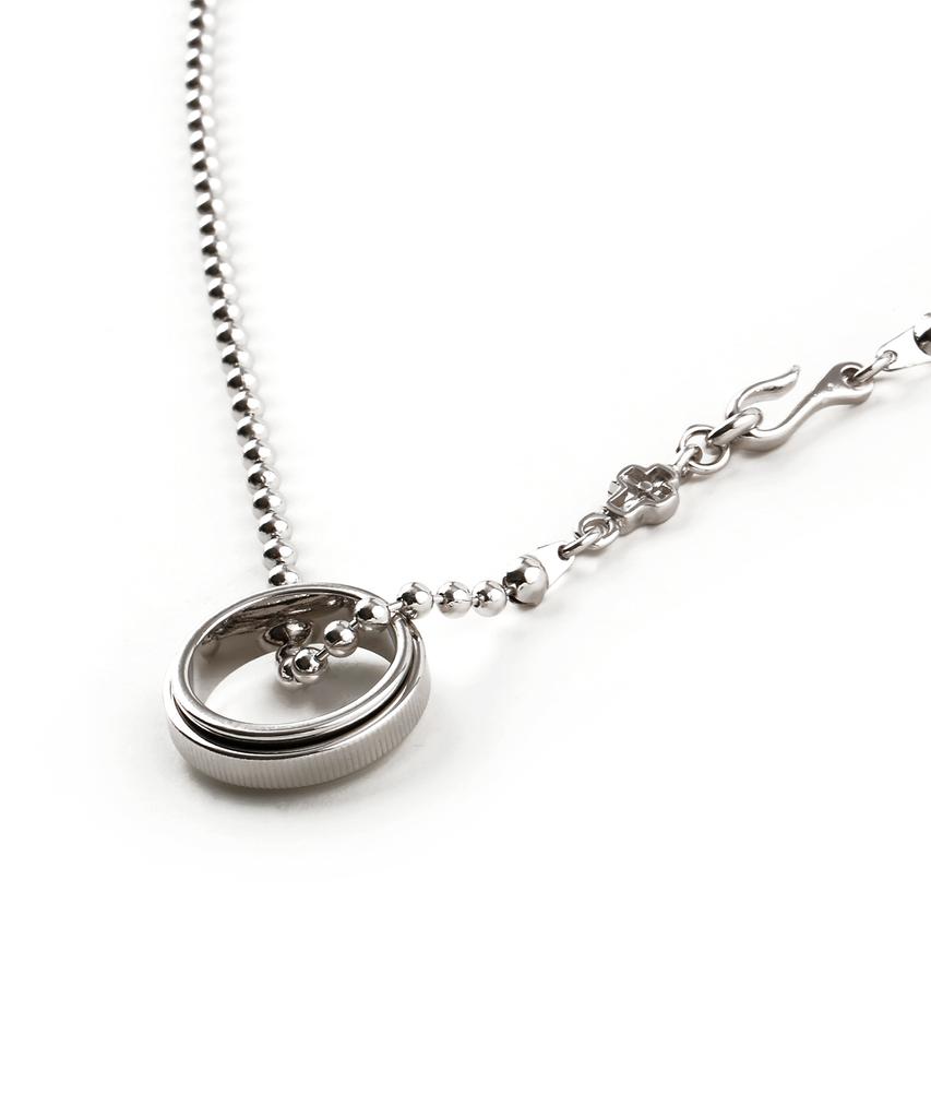 Shoveoff Svn-#132 Double Ring Necklace