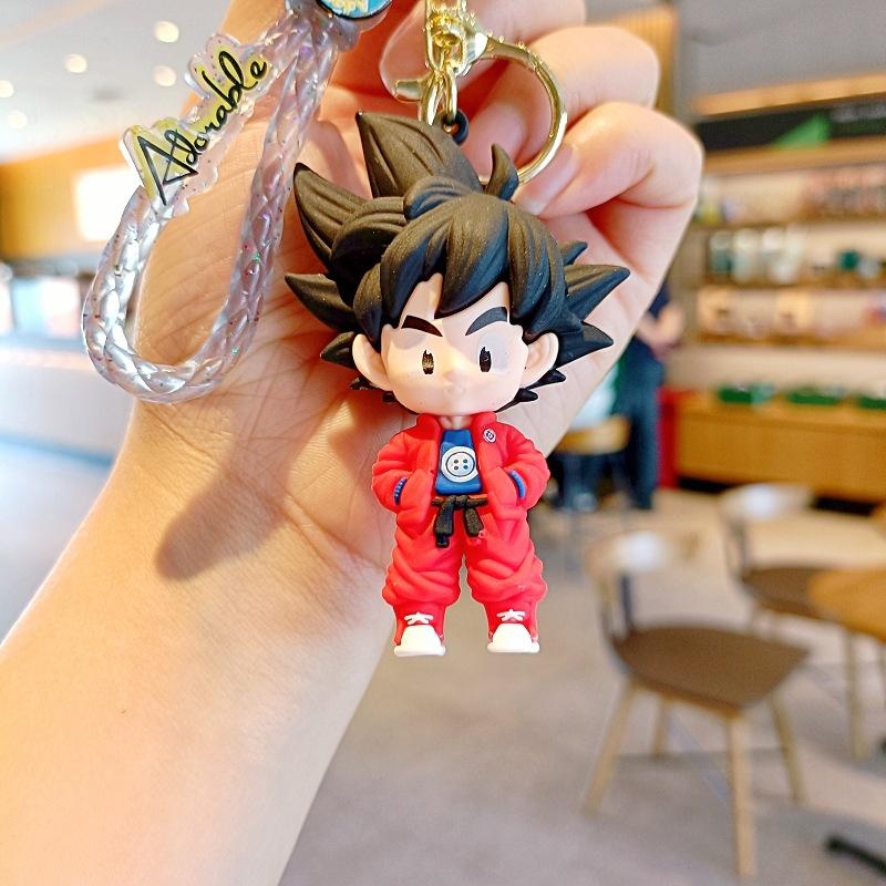 New Anime Dragon Ball Son Goku Keychain Car Pendant Keychain