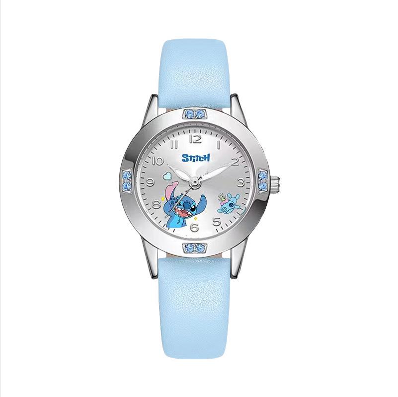 

Cartoon Ladies Quartz Watch with Diamond-Set Alloy, Leather Strap, Small & Exquisite Design
