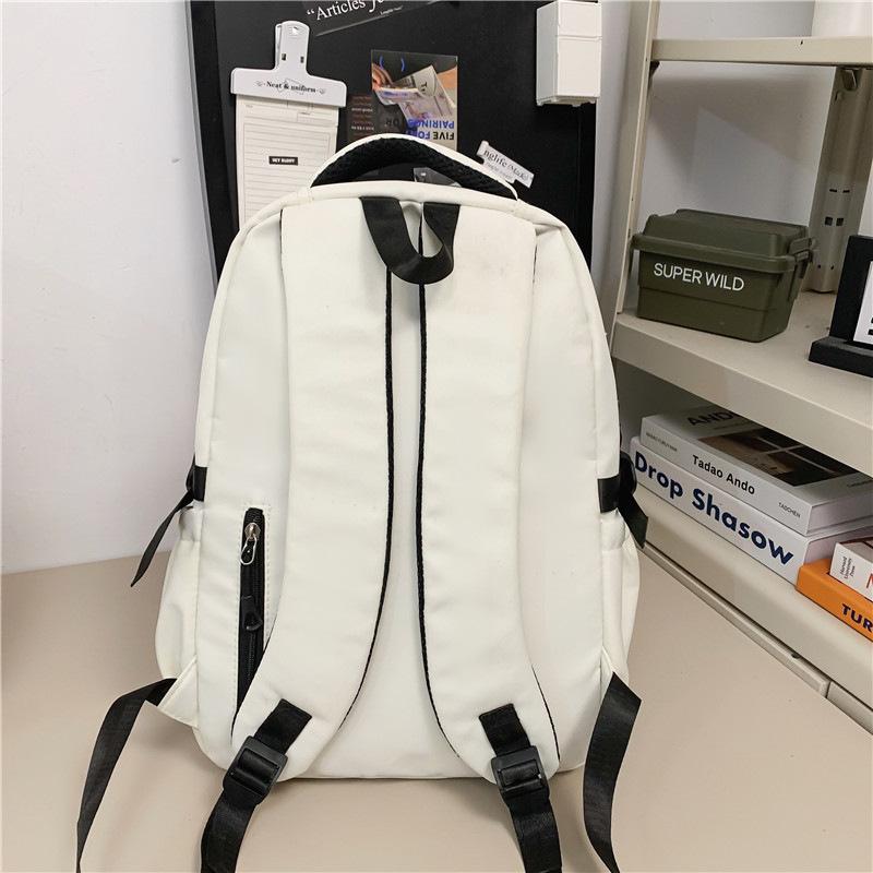 Schoolbag Original High School Student Junior High School Student Backpack College Student Simple Lightweight Large Capacity Travel Backpack Wholesale