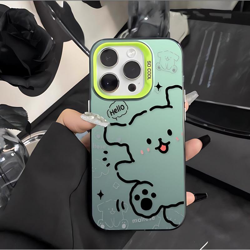 Pacha dog mobile phone case is suitable for Apple 11promax advanced sense 11plus cartoon cute 11 yuan gas case 11
