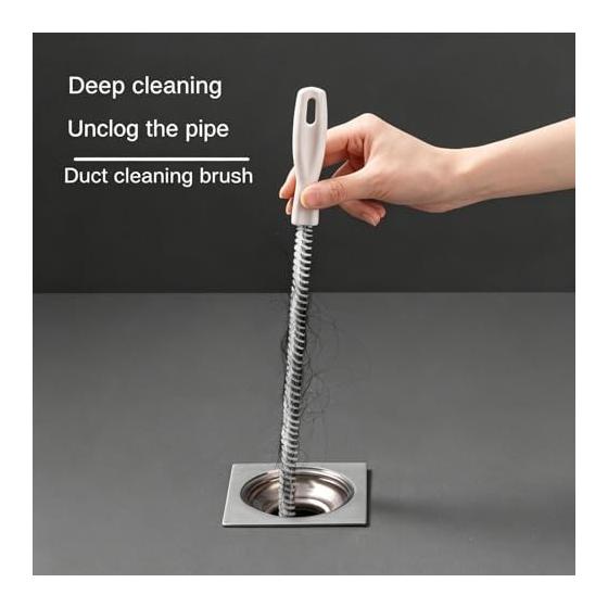 Drain Pipe Pipe Drain Cleaning Cleaning Cleaning Brush Washing Dirt Maintenance Item, Flexible Bendable Portable Portable Cleaner Tool Goods Bendable