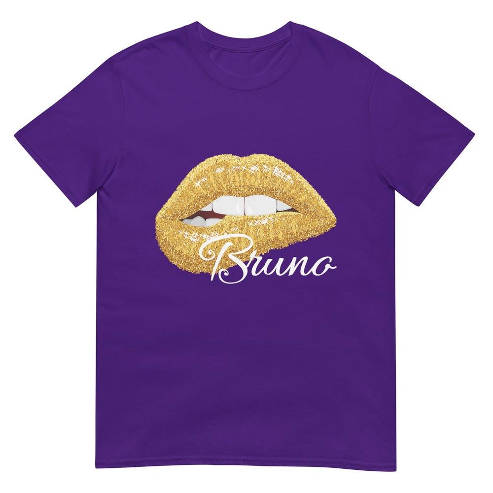 Cute Bruno Lover Golden Lips Unisex Unisex TShirt