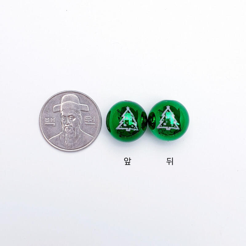 Acrylic Christmas Bell Tree Snowball Perforated Accessories