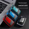 Women's Leather Pattern Car Key Case for 2023 Volkswagen Magotan, Passat, CC Weilan B8
