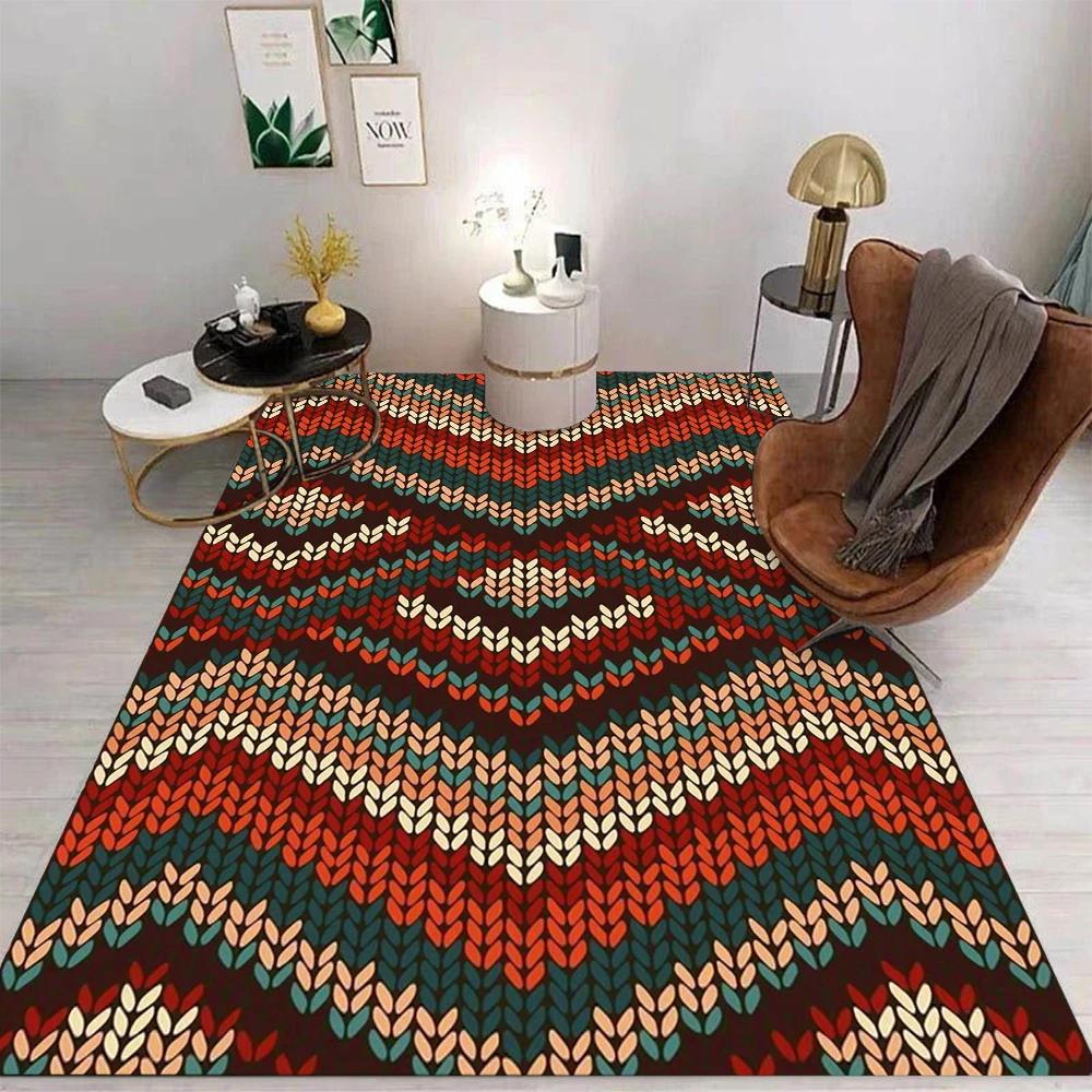 Simple Carpet Cartoon Living Room Bedroom Kitchen Sofa Table Balcony Rug Non-slip Washable Mat Exquisite Home Ornaments