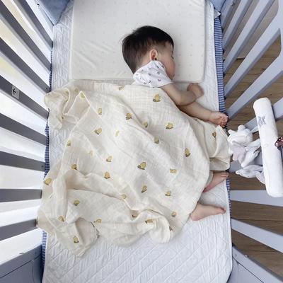 Newborn Blanket Bath Towel Fruit Baby Swaddling Blankets Muslin Baby Swaddle Wrap Organic Kids Quilts Toddler Stroller Bedding