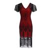 Vintage 1920s Sequin Evening Dress - High-end European & American Design