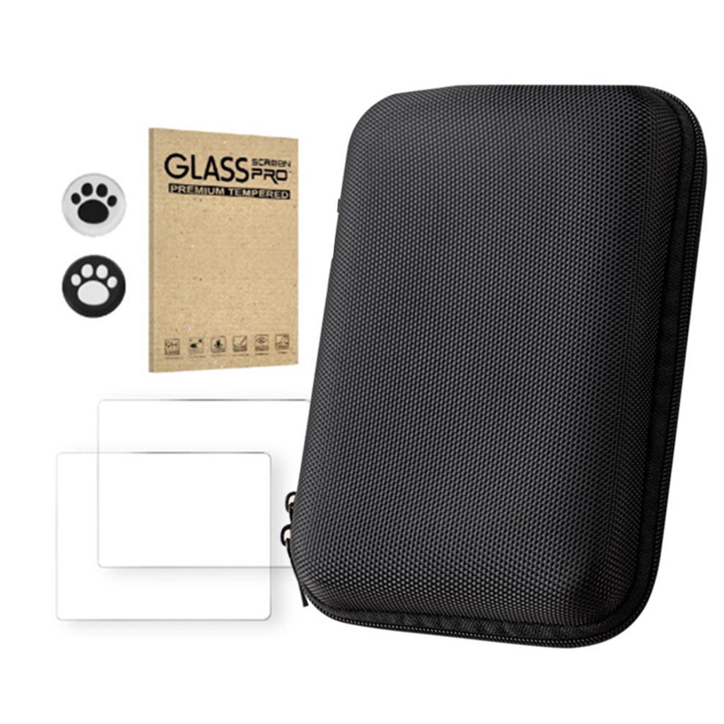 Scratchproof Storage Bag for R36S R35S K36 Gaming Accessories Game Console Carrying Case with Screen Film Joysticks Caps