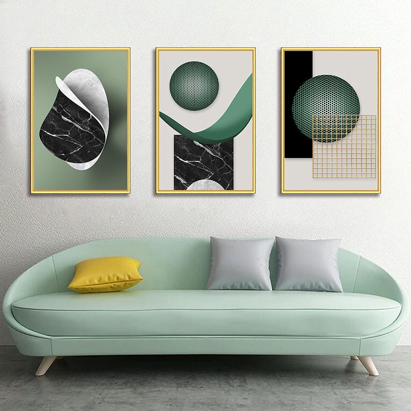 Modern Geometric Abstract Canvas Painting Posters and Prints Wall Art Pictures for Bedroom Living Room Home Decor
