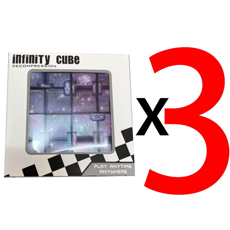 Magic Infinity Cube Flip - Fingertip Game Puzzle Toy For Adhd Anxiety Autism Hand Fidget Toy Antistress Finger Game For Children