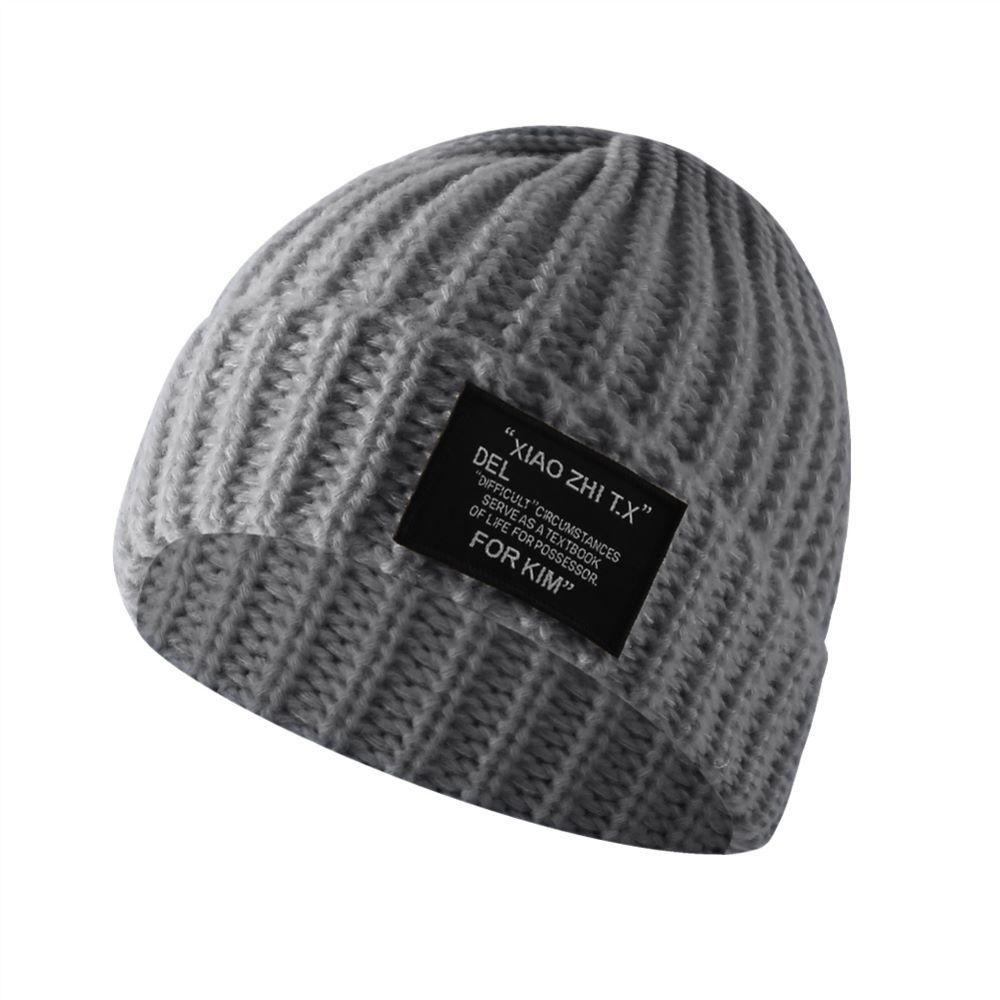 Knitted Hat for Women In Autumn and Winter High End Fashion Wool Hat Big Head Circumference Showing Face Small Warm Piles of Hat Cold Hat