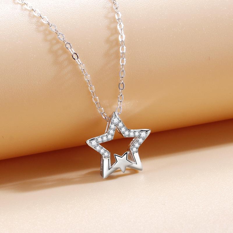 

Star necklace women s fashion ins style Korean version versatile niche design accessories